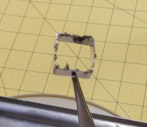 Judy Larson's Cobblestone Cab Earrings - , Metalwork, Sawing, Saw, Wire Saw, Butane Torch, Soldering, Solder, Use a clean solder pick to place small amounts
